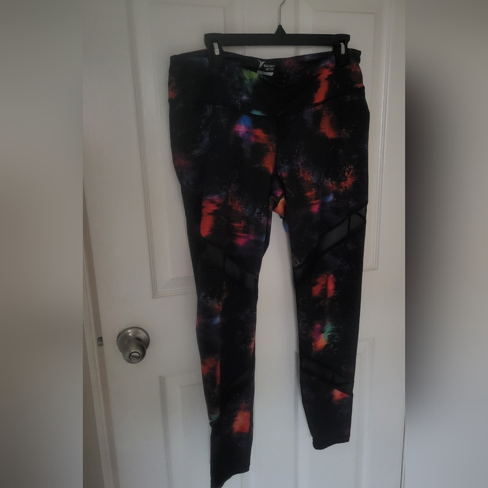 Active by Old Navy Galaxy Pant and Racer Back Top Set (XL) - Picture 2 of 8